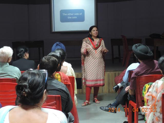Dr Anubhuti at Parenting Session, Chandigarh